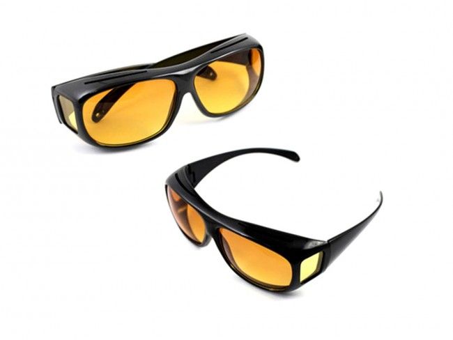 Без заслепяване! Комплект от 2 броя очила за дневно и нощно шофиране HD Vision WrapArounds