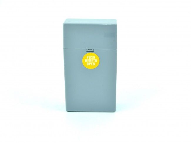 Пластмасов калъф за кутия за цигари 100мм. с автоматично пружинно отваряне СИВО 089 