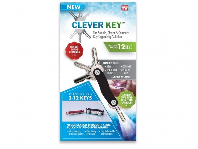 Органайзер за ключове CLEVERKEY от 2 до 12 ключа