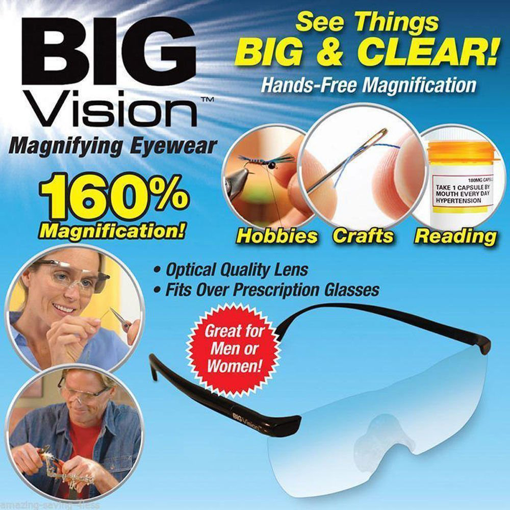 Увеличителни очила BIG VISION за уголемяване на образите и работа с дребни детайли