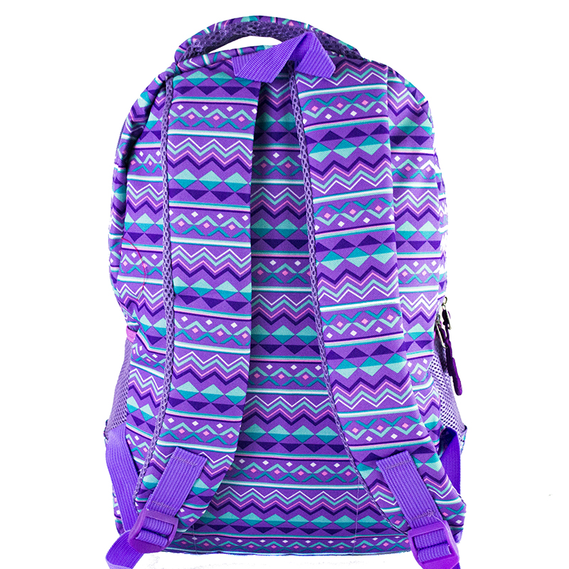 Ученическа раница NEW WINNIG 3459 PURPLE STRIPES, спортна раница, туристическа раница