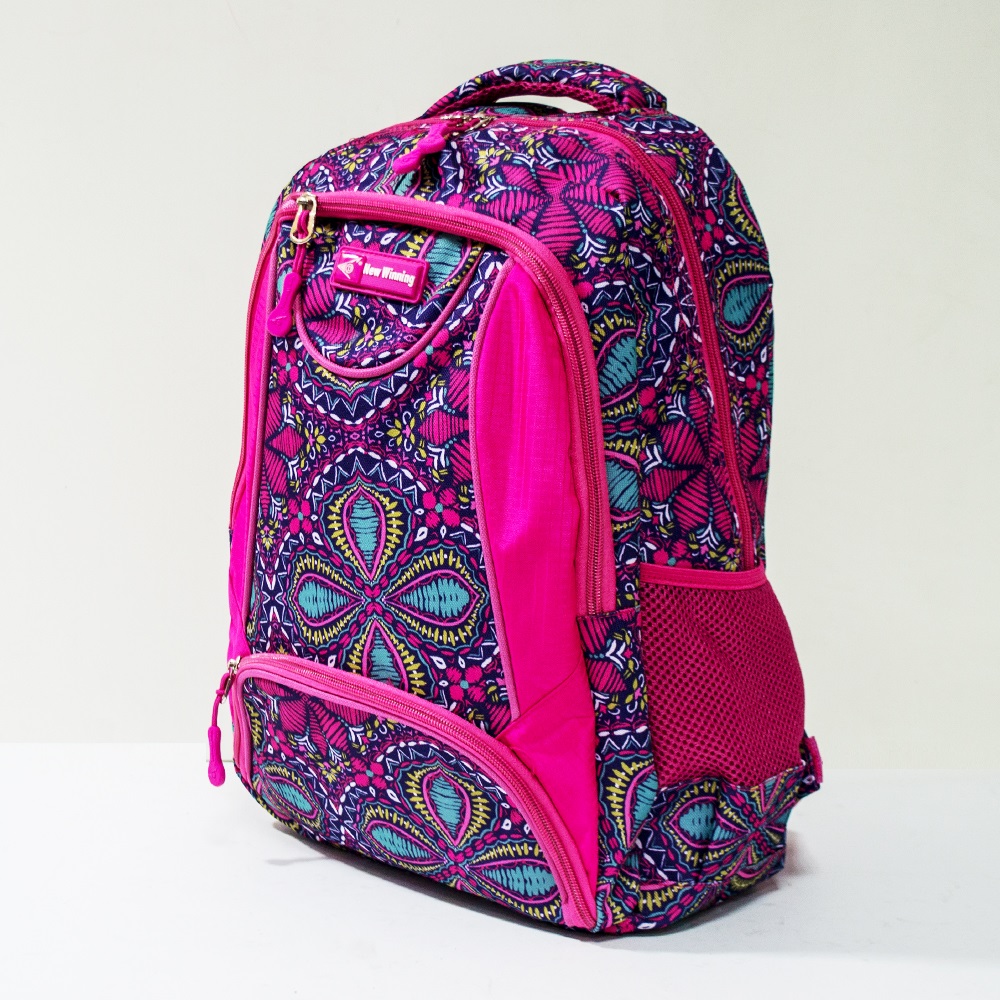 Здрава ученическа раница MARVEL NEW WINNING 3454 PINK MISTIQUE, 42 см, за туризъм и спорт