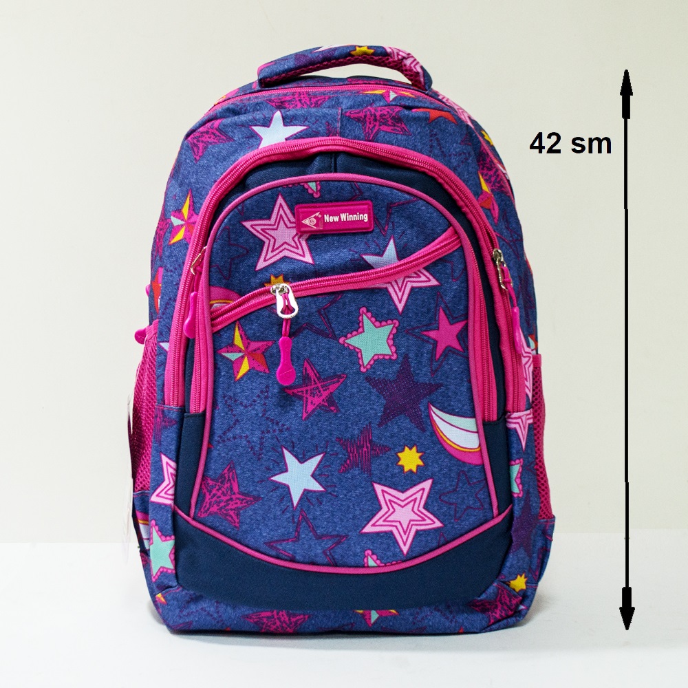 Здрава ученическа раница MARVEL NEW WINNING 3459 MAGIC STARS, 42 см, за туризъм и спорт
