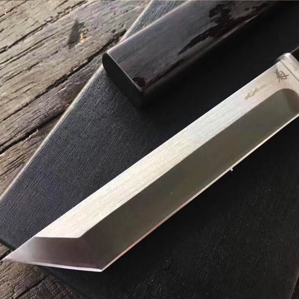 Висок клас японски ТАНТО нож JP01, D2 steel, HRC 58-60, 26 см, луксозна подаръчна кутия