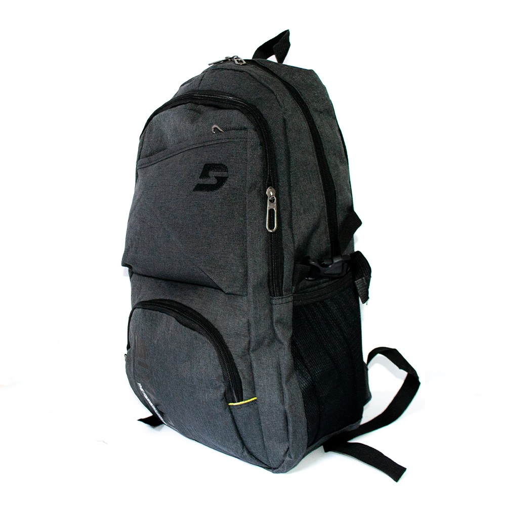 Голяма ученическа раница  и за лаптоп до 15 инча SIYADI 2301 DARK GREY, 45 см