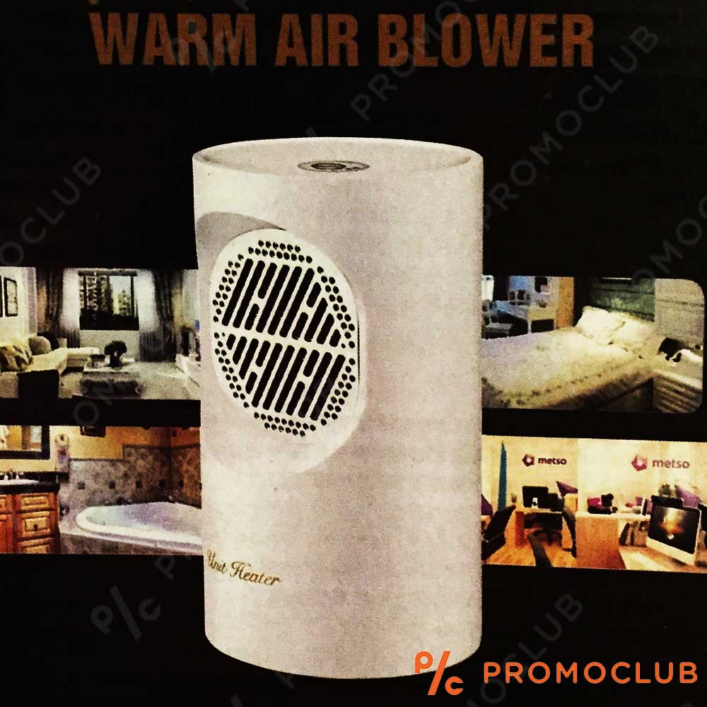 Стилна и икономична настолна вентилаторна печка 350W WARM AIR BLOWER WHITE, отоплител
