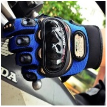 Летни вентилирани мото ръкавици PRO-BIKER MCS-01C BLUE, размери M, L, XL, 2XL