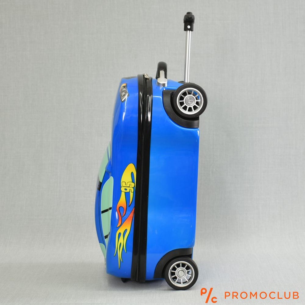 Детски Sport куфар  - количка 12000 BLUE, поликарбон, 30х51х 25 см
