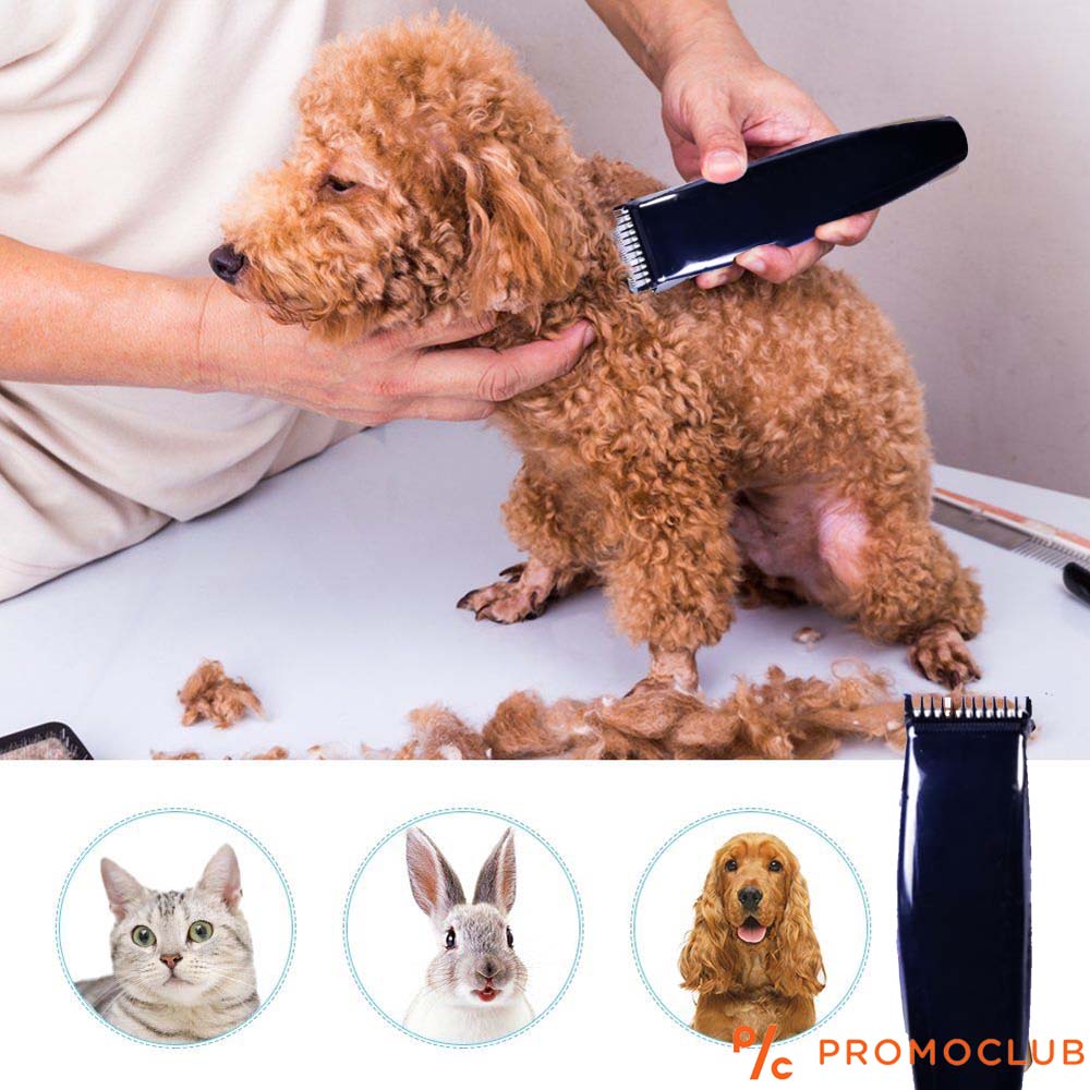 Мощна машинка за подстригване на домашни любимци PETS 9802, 4 приставки