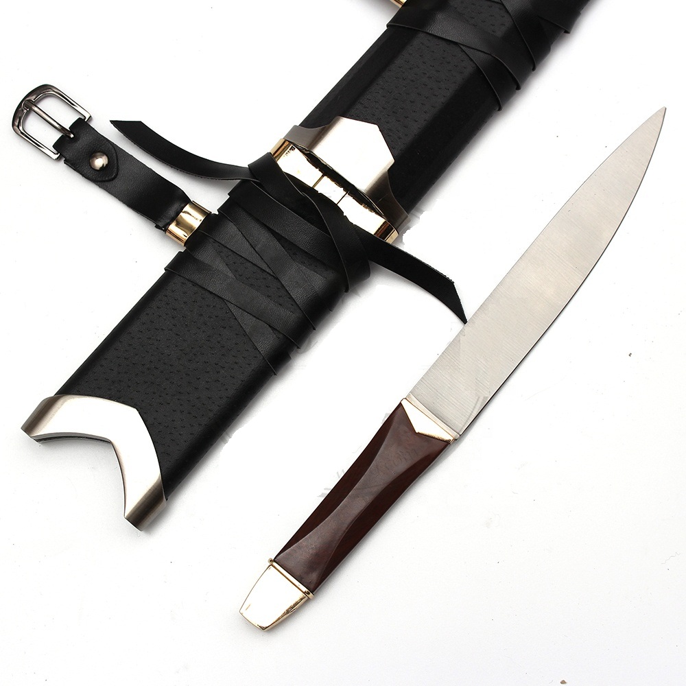 ТОП меч на БЪРЗОХОД (Арагорн) от Властелина на пръстените, комплект с кинжал в ножницата