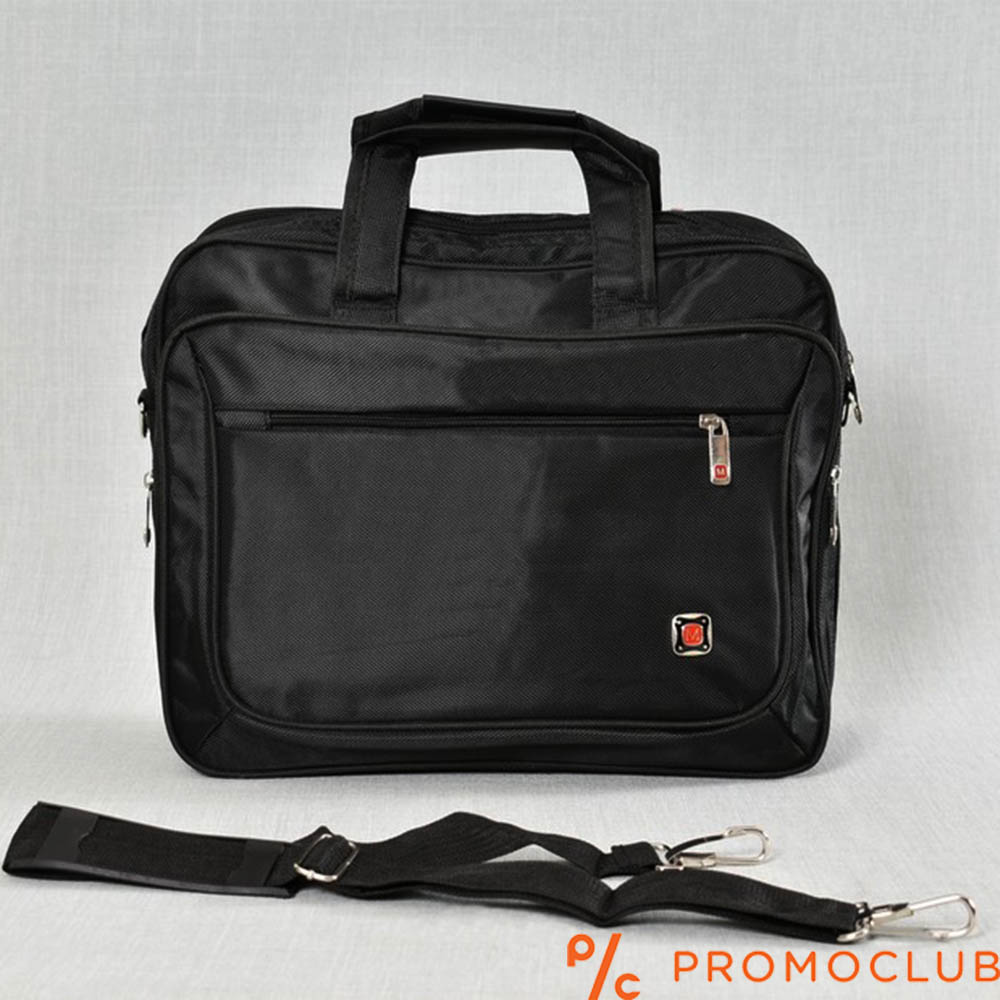Бизнес чанта от текстил  с разширение за документи и  отделение за лаптоп 511