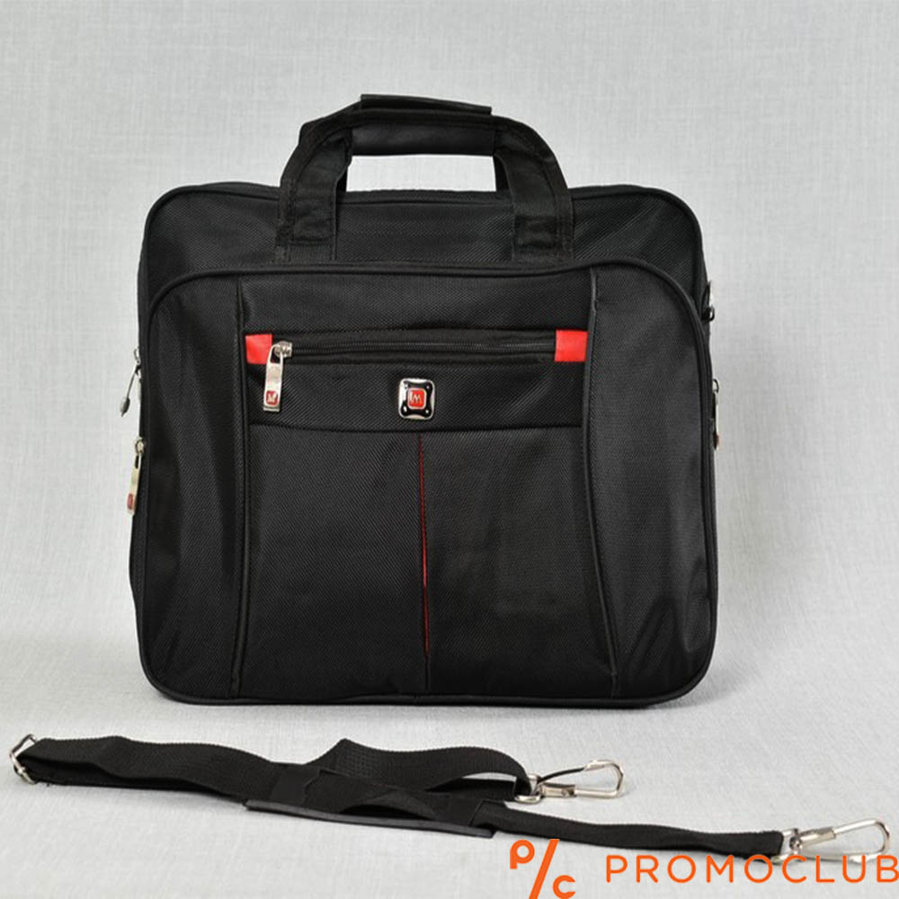 Бизнес чанта от текстил за документи с разширение и отделение за лаптоп 9817