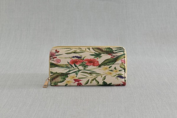 Дамско портмоне от текстил с  три отделения 21989