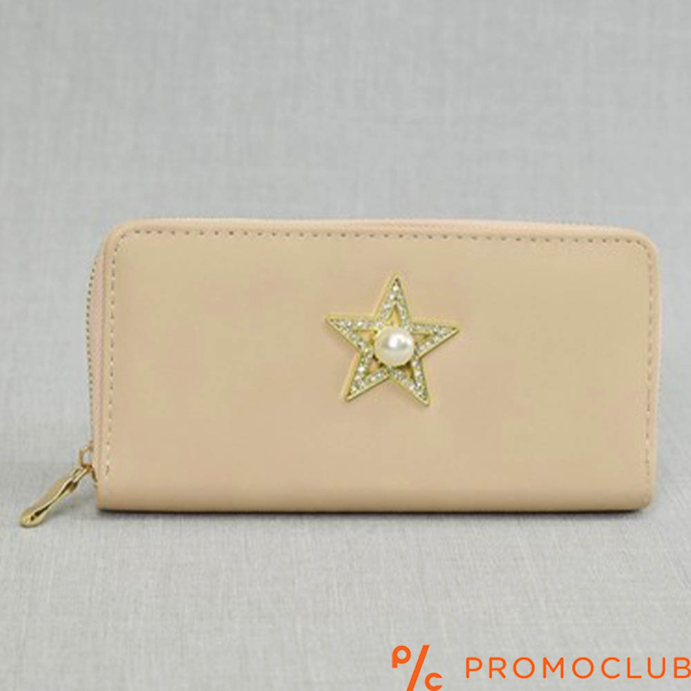 Дамско портмоне от еко кожа- бяла030