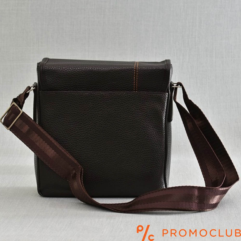ТОП ПРОМО: мъжка чанта от STRONG 221-1 DARK BROWN, еко кожа