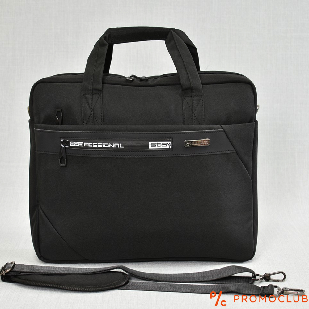 Бизнес чанта от те 22505кстил  с гайка на гърба за прикачане към дръжката на куфар