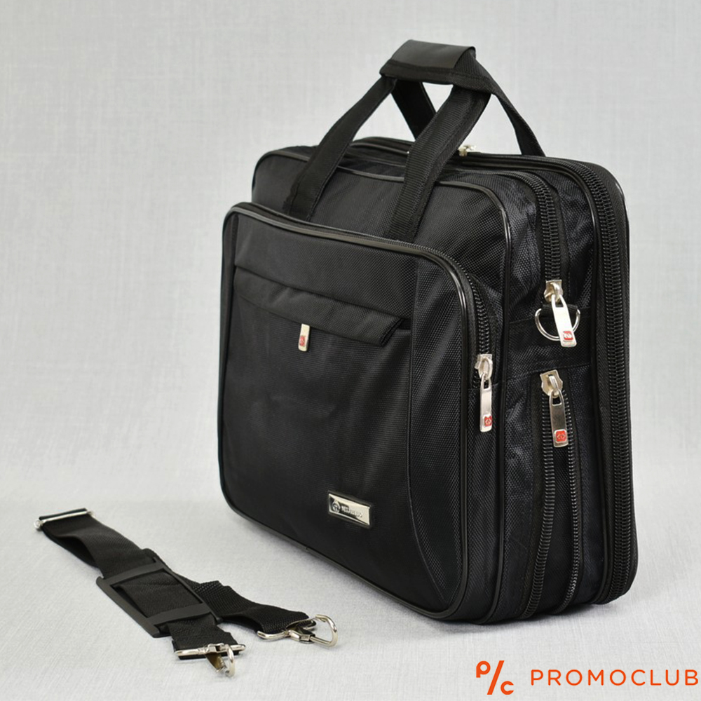 Бизнес чанта от текстил с разширител и място за лаптоп 22409