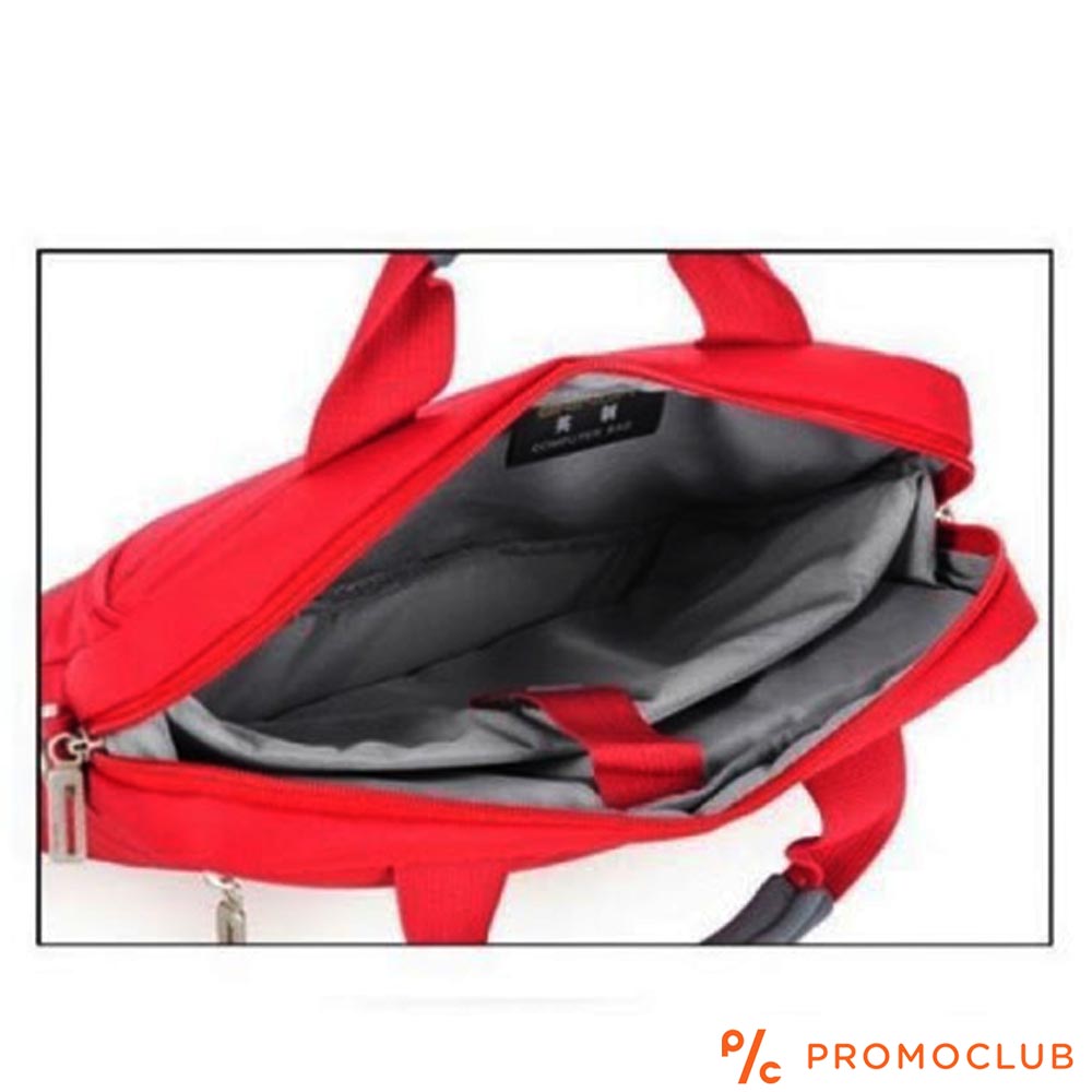 Бизнес чанта BRINCH COMPACT RED 3445, с противоударно отделение за лаптоп и таблет