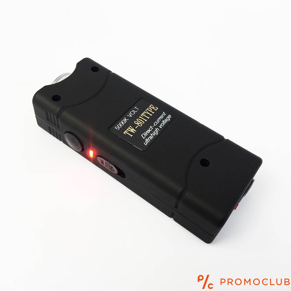 Мощен компактен електрошок TW-801 TYPE 2в1 с LED фенерче