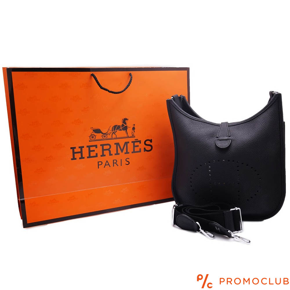 Дамска чанта HERMES- черна
