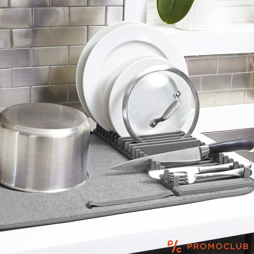 Текстилна подложка-сушилка за съдове и пробори