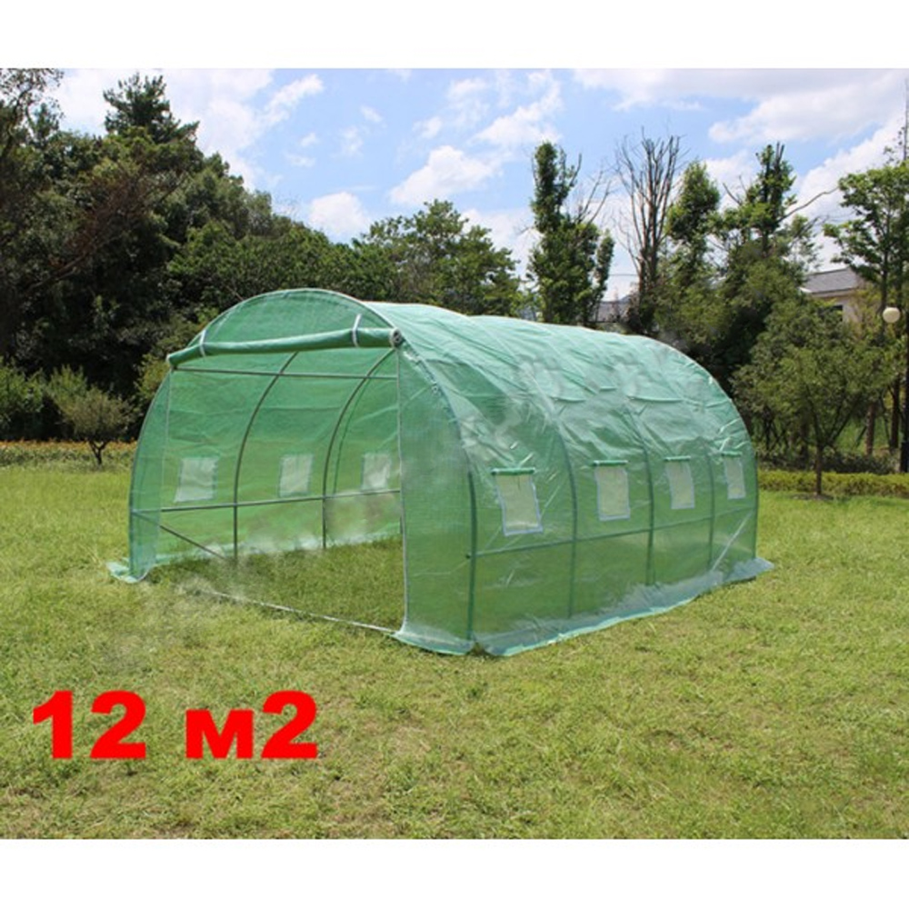 Устойчива оранжерия за вашата градина тип свод, 12 кв. м.