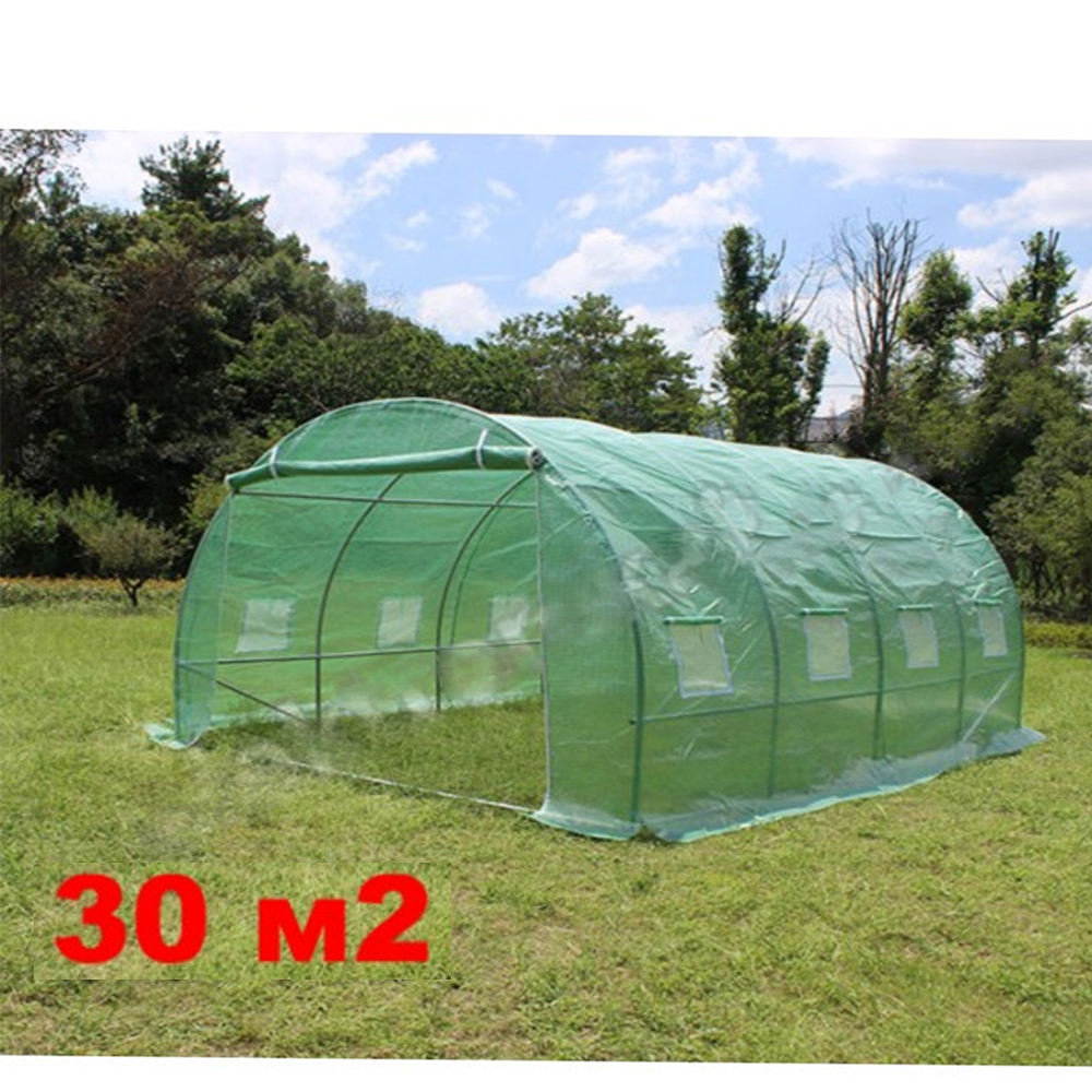 Устойчива оранжерия за вашата градина тип свод, 30 кв. м.