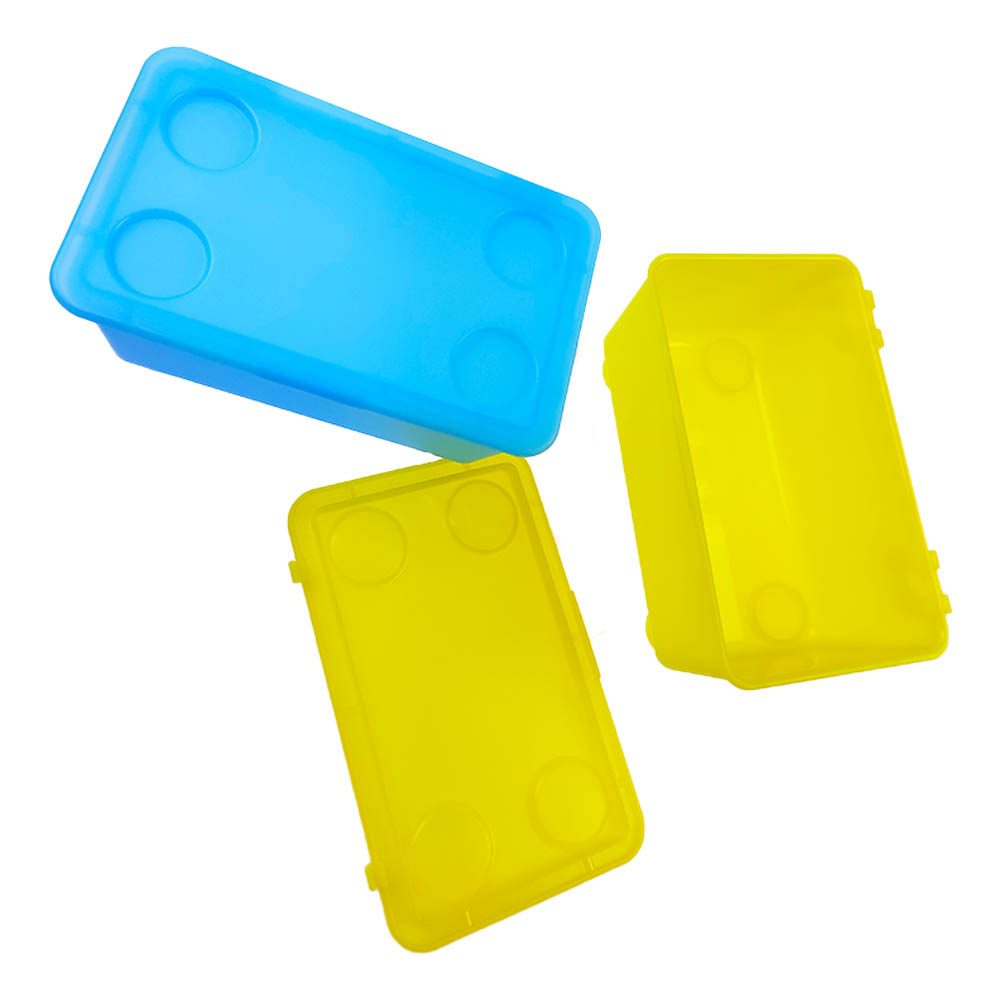 Комплект пластмасови кутийки "BOXIES" със сглобяем капак, 3 броя