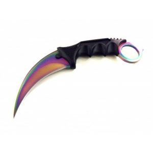 Уникален нож CARAMBIT BL339 HAMELEON орлов нокът с кания и връзка