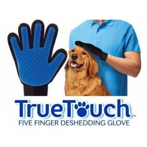 TRUE TOUCH - дълбоко масажираща силиконова ръкавица-гребен