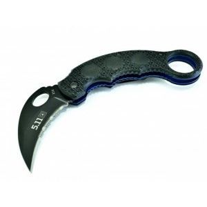 Сгъваем нож орлов нокът KARAMBIT X14 BLACK 5.11