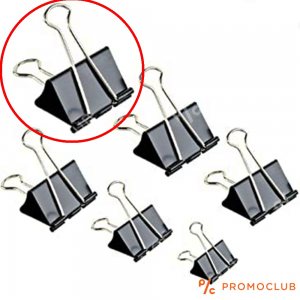 12 броя метални щипки-клипс BINDER CLIPS макси размер с мулти функционално предназначение