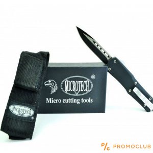 Високотехнологичен американски пружинен нож Micro Cutting Tools A07 BLACK - MICROTECH