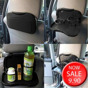 Сгъваема авто масичка за пътниците на задните седалки. Към всеки подглавник