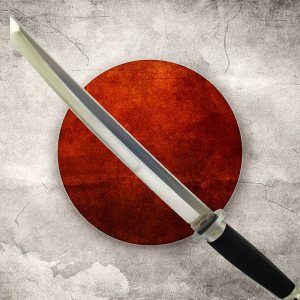 ТОП модел традиционен къс японски меч SAMURAI WAKIZASHI COLD STEEL,  42.5 см.