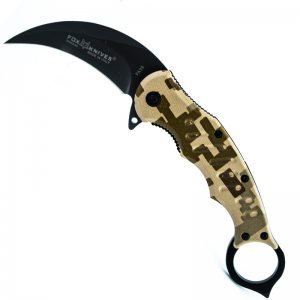 Стоманен сгъваем нож FOX KNIFE FA33 - KARAMBIT