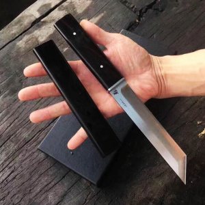 Висок клас японски ТАНТО нож JP01, D2 steel, HRC 58-60, 26 см, луксозна подаръчна кутия