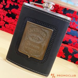 JACK DANIELS Подаръчна манерка за алкохол, неръждаема стомана, 237 мл