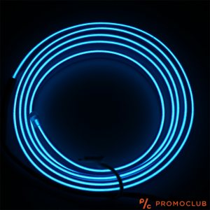 Светеща синя неонова LED лента, 3 метра
